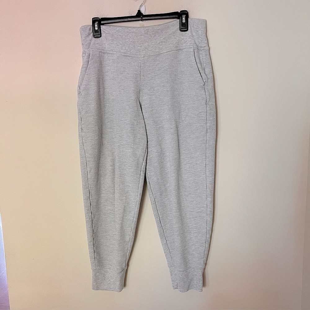Athleta Light Gray Joggers - Picture 2 of 11